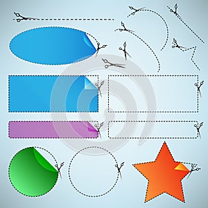 Set of coupon borders