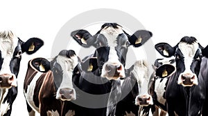 Set of cows isolated on a white background for your designs.