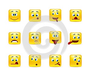 Set crazy emoticons