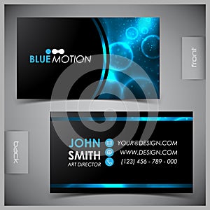 Set of creative business cards