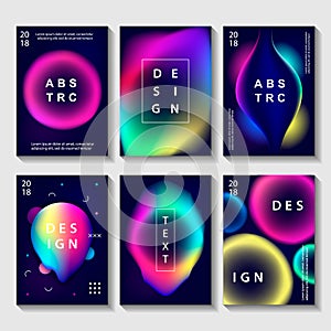 Set of creative design posters