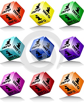 Cube colors info