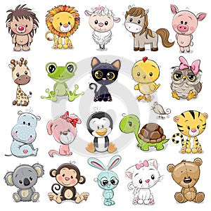 Set of Cute Animals