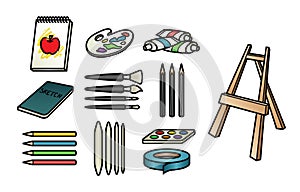 Art Supply Icons
