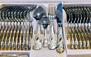 Set of cutlery - melchior spoons, forks