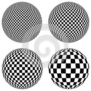 Set 3D balls photo