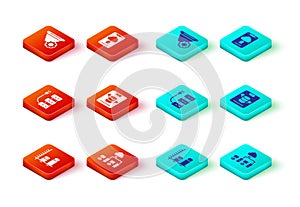 Set Data analysis, Computer network, Server, Server, Data, Web Hosting, Cloud technology data transfer and Filter