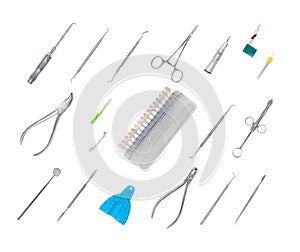 Set of dental tools