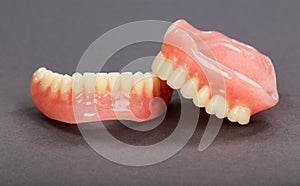 A set of dentures