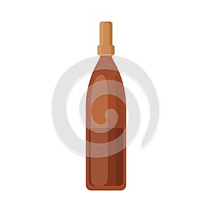 Set design alcohol bottles vector illustration
