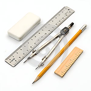 Design element tools isolated on white background