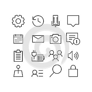 Set design icon web Vector
