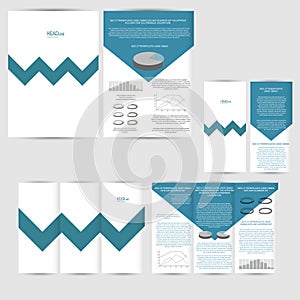 Set of design template with flyer, poster, brochure.