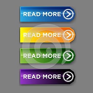 Set design vector triangle button for web icon