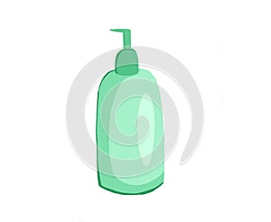 Set of detergent bottles or containers, detergents The bottles of detergent, washing powder