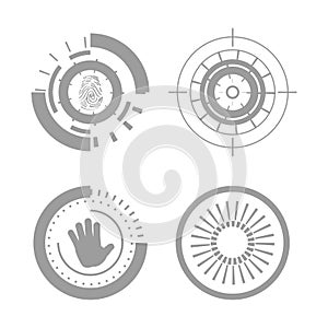 Set digital future technology connection