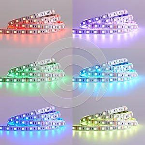 Set of Diode strip. Led lights tape