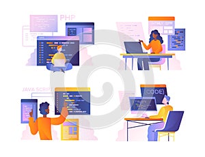 Set of diverse programmers or coders