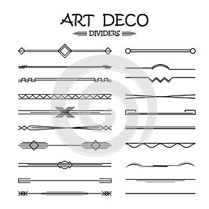 Set of dividers for the design of your ideas. vector