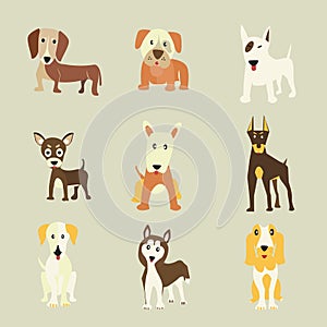 Set of Dogs icons