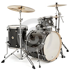 Drums isolated on white background photo