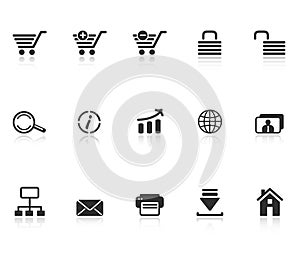 Set of e-commerce icons