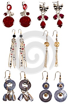 A set of earrings