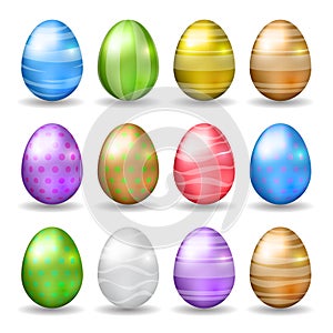 Set Of Easter Eggs