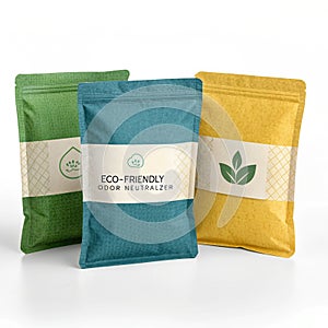 Set of Eco Friendly Odor Neutralizing Pouches