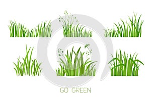 Set Eco grass photo