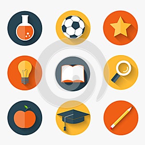 Set of education icons