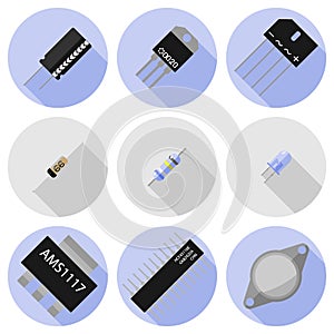 Set electronic components