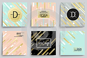 Set of elegant banner templates.