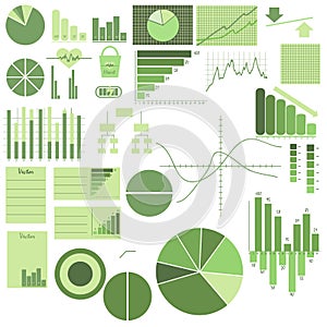Set elements, graphics, and logos using the graphs