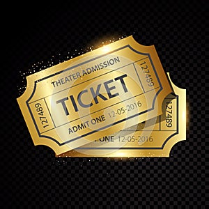 Set of eleven vector tickets and coupons templates