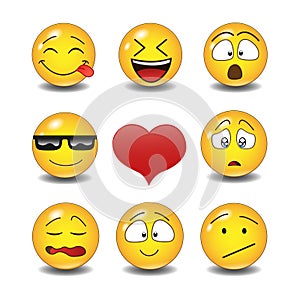 Set of Emoticons.