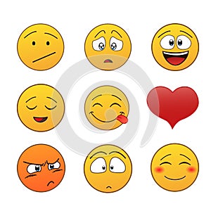 Set of Emoticons