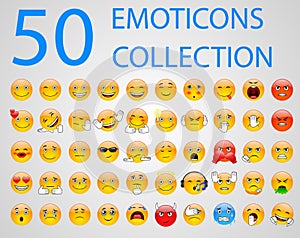 Set of emoticons photo