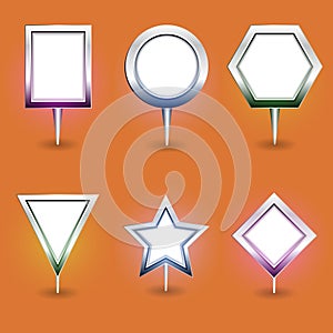 Set of empty map pointers. Vector