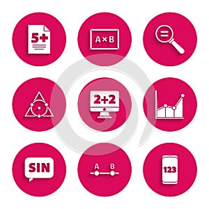 Set Equation solution, Graph, schedule, chart, diagram, Mobile calculator interface, Mathematics function sine, Triangle
