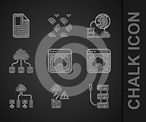 Set Failed access cloud storage, Cloud technology data transfer, Server, Computer network, Network connection and File