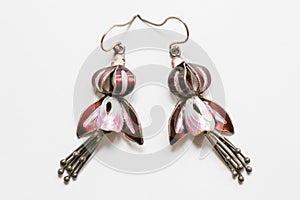 Set of fashion earrings and decorations