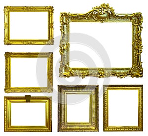 Set of few picture frames.