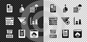 Set File document, Data export, Network cloud connection, Server, Data, Web Hosting, report, Cloud technology data