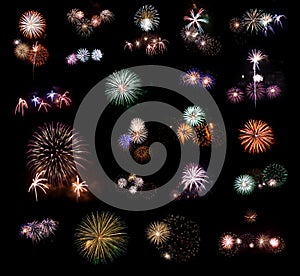 Set of fireworks #2.