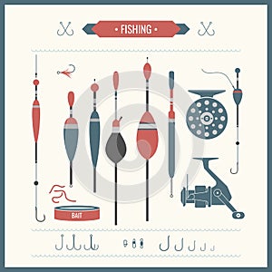 Set of Fishing tackle