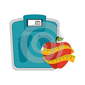 set fitness equipment icon