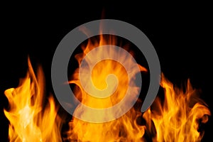 Set of flame design elements