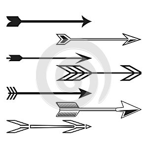 Set flat arrows vector. Collections for web design, interface and more. arrows icon