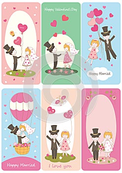 Set of flayers for Valentines Day